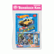 Hot Wheels สมุดภาพระบายสี FULL SPEED + รถแข่ง FAST SPEED